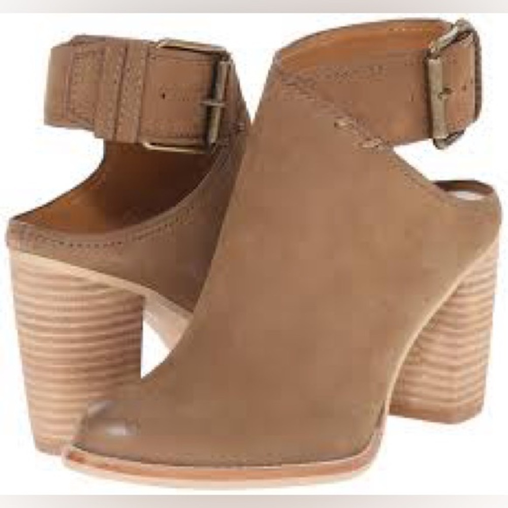 Dolce Vita Jacklyn Ankle Strap Camel Boots Size 9 EUC